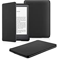 Los mejores  - OMOTON Funda Nuevo Kindle 2019 Carcasa Nuevo Kindle 2019 Funda- PU- Sueño Automático- Cierre Magnético- Color Negro…